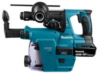 Makita DHR243RTJW Akku-Kombihammer SDS-PLUS 18V/5,0Ah mit Staubabsaugung 