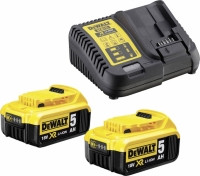 DeWALT DCB115P2 Akku Starter-Kit 2x 18V 5.0Ah Akku mit XR Multilader