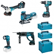 Makita DLX5066TJ Akku Spezialset 18V Li-Ion Lxt